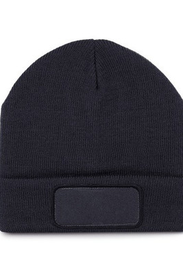 K-up KP891 - Recycled beanie with patch and Thinsulate lining