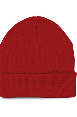 K-up KP892 - Recycled beanie with knitted turn-up