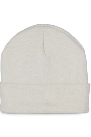 K-up KP892 - Recycelte Mütze mit Strickumschlag