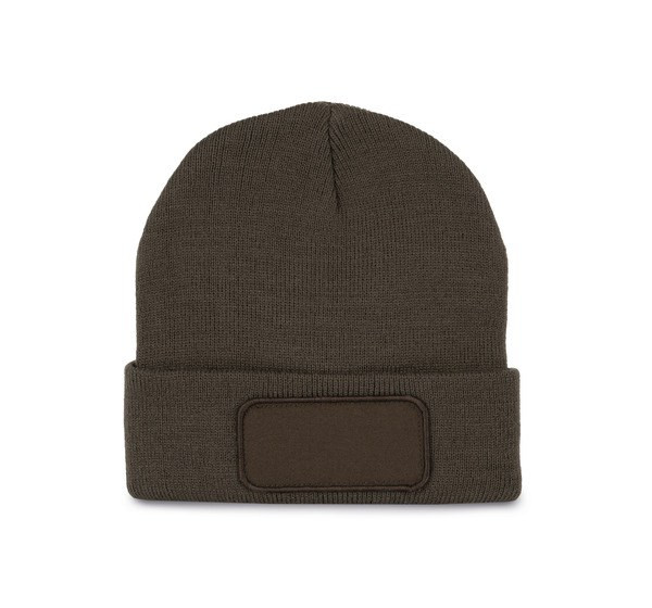 K-up KP895 - Berretto Acrilico con Patch Decorativa