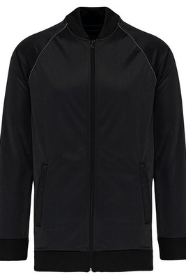 PROACT PA384 - Unisex zipped tracksuit top with piping