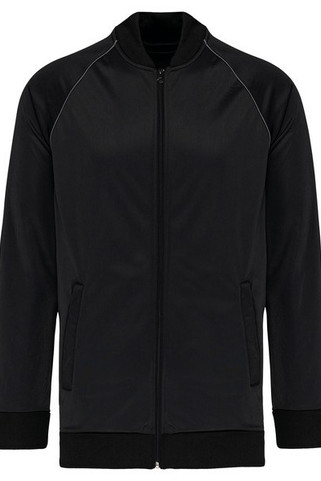 Proact PA384 - Unisex-Trainingsjacke mit Reißverschluss und Paspel