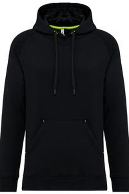 PROACT PA382 - Slim Fit Unisex Hoodie with Fluorescent Accents