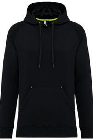 PROACT PA382 - Slim Fit Unisex Hoodie with Fluorescent Accents