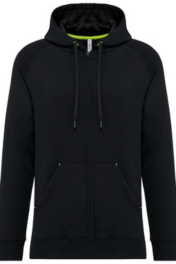 PROACT PA383 - Unisex zipped fleece hoodie