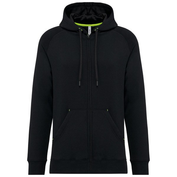 PROACT PA383 - Unisex zipped fleece hoodie