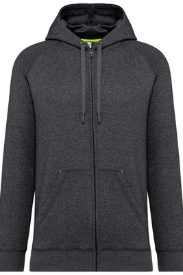 PROACT PA383 - Unisex zipped fleece hoodie