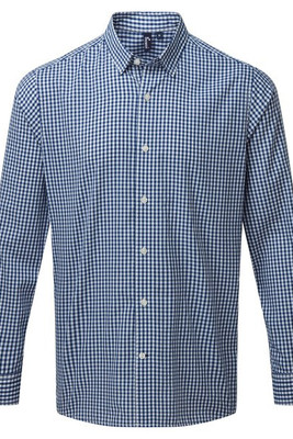 Premier PR252 - Large check gingham shirt