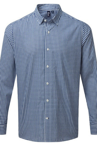 Premier PR252 - Large check gingham shirt