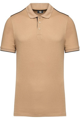 WK. Designed To Work WK270 - Men's short-sleeved contrasting DayToDay polo shirt