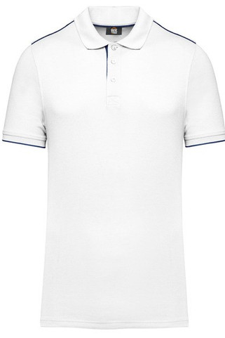 WK. Designed To Work WK270 - Polo contrastant manches courtes homme DayToDay
