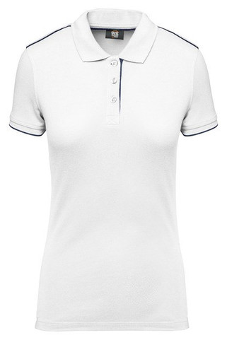 WK. Designed To Work WK271 - Contrasterende damespolo DayToDay korte mouwen