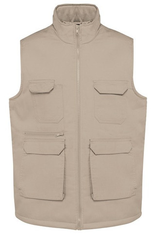 WK. Designed To Work WK607 - Gefütterte Unisex-Weste aus Baumwollpolyester