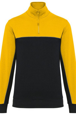 WK. Designed To Work WK404 - Unisex zipped neck eco-friendly sweatshirt