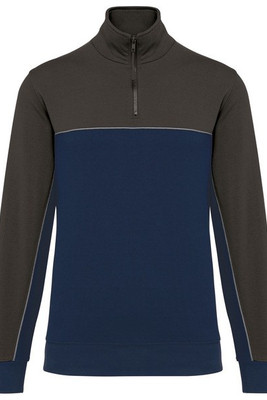 WK. Designed To Work WK404 - Felpa unisex ecosostenibile con collo con zip