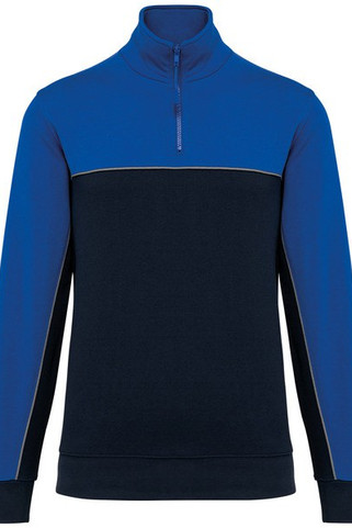 WK. Designed To Work WK404 - Ecologische uniseks sweater met ritskraag