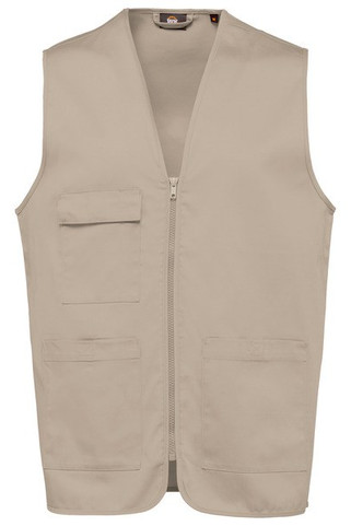 WK. Designed To Work WK608 - Unisex-Weste aus Baumwollpolyester mit mehreren Taschen