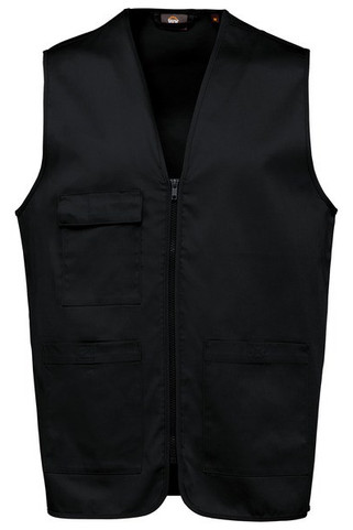 WK. Designed To Work WK608 - Unisex gilet in polykatoen met veel zakken