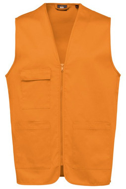 WK. Designed To Work WK608 - Unisex polycotton multi-pocket vest