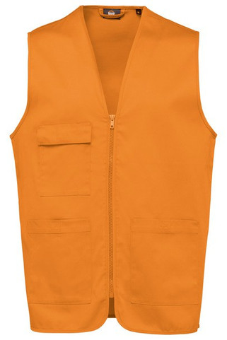 WK. Designed To Work WK608 - Unisex-Weste aus Baumwollpolyester mit mehreren Taschen