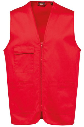 WK. Designed To Work WK608 - Unisex gilet in polykatoen met veel zakken