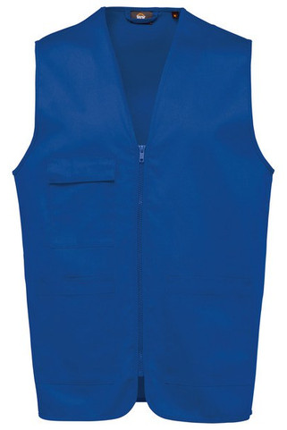 WK. Designed To Work WK608 - Unisex-Weste aus Baumwollpolyester mit mehreren Taschen