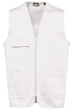 WK. Designed To Work WK608 - Unisex polycotton multi-pocket vest