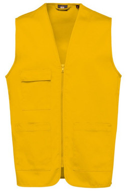 WK. Designed To Work WK608 - Unisex polycotton multi-pocket vest