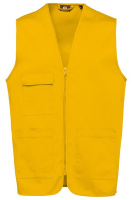 WK. Designed To Work WK608 - Unisex polycotton multi-pocket vest