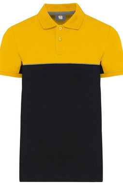 WK. Designed To Work WK210 - Unisex eco-friendly two-tone short sleeve polo shirt