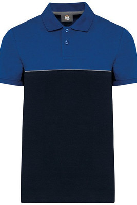 WK. Designed To Work WK210 - Unisex eco-friendly two-tone short sleeve polo shirt