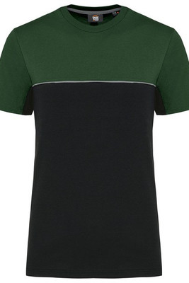 WK. Designed To Work WK304 - Unisex eco-friendly short sleeve two-tone t-shirt
