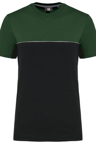 WK. Designed To Work WK304 - Ecologisch en tweekleurig uniseks T-shirt met korte mouwen