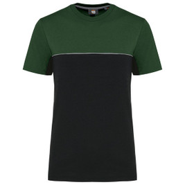 WK. Designed To Work WK304 - Unisex eco-friendly short sleeve two-tone t-shirt