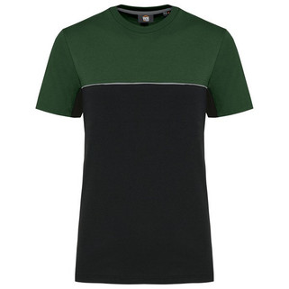 WK. Designed To Work WK304 - Unisex eco-friendly short sleeve two-tone t-shirt