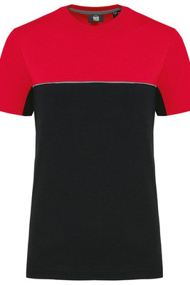 WK. Designed To Work WK304 - Unisex eco-friendly short sleeve two-tone t-shirt