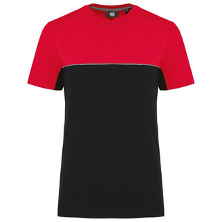 WK. Designed To Work WK304 - Unisex eco-friendly short sleeve two-tone t-shirt