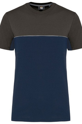 WK. Designed To Work WK304 - Unisex eco-friendly short sleeve two-tone t-shirt