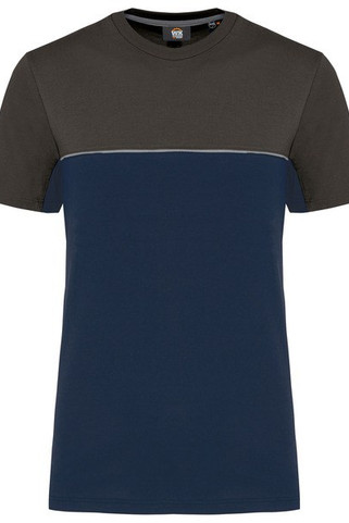 WK. Designed To Work WK304 - Unisex eco-friendly short sleeve two-tone t-shirt