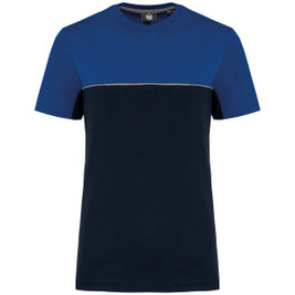 WK. Designed To Work WK304 - Unisex eco-friendly short sleeve two-tone t-shirt