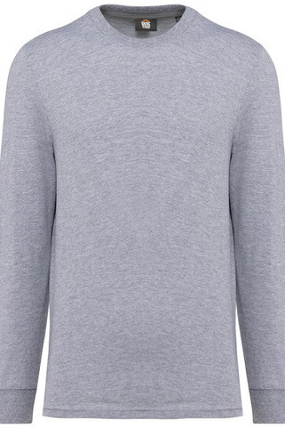 WK. Designed To Work WK303 - Ecologisch uniseks T-shirt met lange mouwen