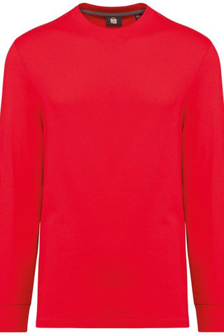 WK. Designed To Work WK303 - Ecologisch uniseks T-shirt met lange mouwen