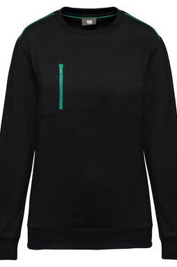 WK. Designed To Work WK403 - Unisex DayToDay contrasting zip pocket sweatshirt