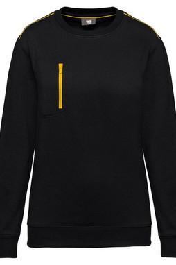 WK. Designed To Work WK403 - Unisex DayToDay contrasting zip pocket sweatshirt