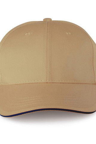 WK. Designed To Work WKP145 - Casquette 6 Panneaux Oekotex avec Visière Sandwich