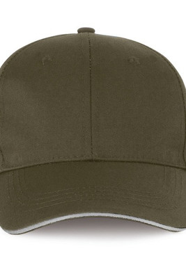 WK. Designed To Work WKP145 - Oekotex certified 6 panels cap with sandwich peak