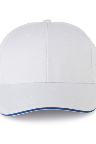 WK. Designed To Work WKP145 - Contrasterende 6-panel Oeko-Tex sandwich cap