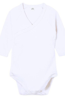 BABYBUGZ BZ060 - BABY LONG SLEEVE KIMONO BODYSUIT