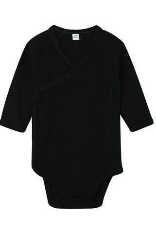 BABYBUGZ BZ060 - BABY LONG SLEEVE KIMONO BODYSUIT