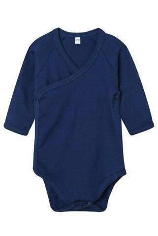 BABYBUGZ BZ060 - BABY LONG SLEEVE KIMONO BODYSUIT